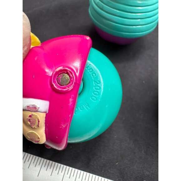 Vintage Hasbro Playskool Weebles Wobble and Roll Rolling Bottom 3-Piece Figurine - Picture 7 of 11